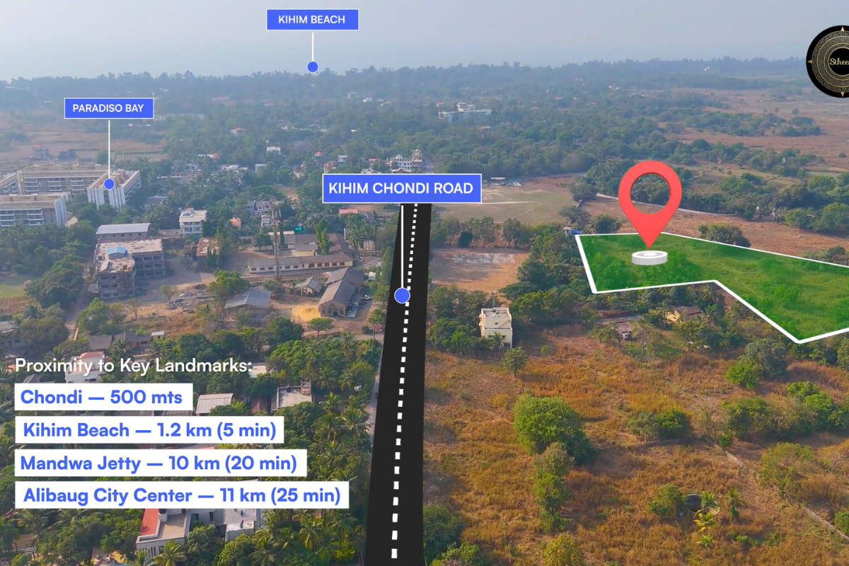 Residential Land for Sale in Kihim, Alibaug