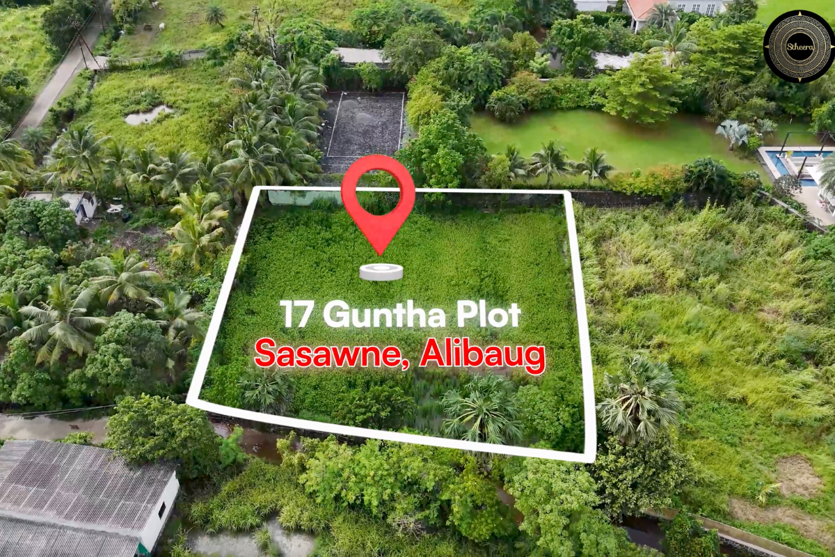 17 Guntha Plot for Sale in Sasawne, Alibaug by Stheera Properties