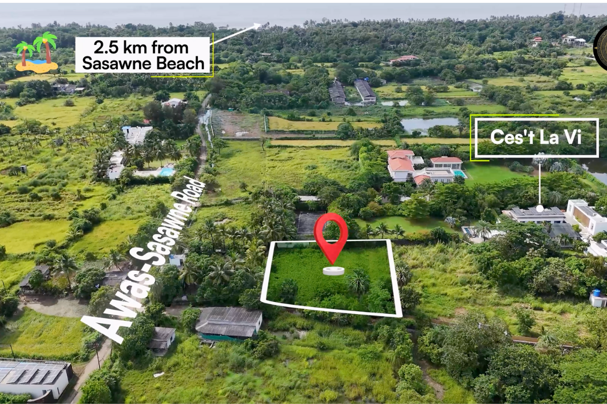 17 Guntha Plot for Sale in Sasawne, Alibaug, 2.5 km from Sasawne Beach, located on Awas-Sasawne Road near Cest La Vi