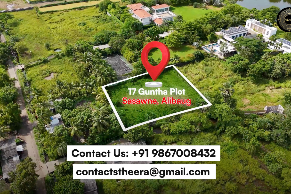 17 Guntha Plot for Sale in Sasawne, Alibaug with Contact Details for Stheera Properties