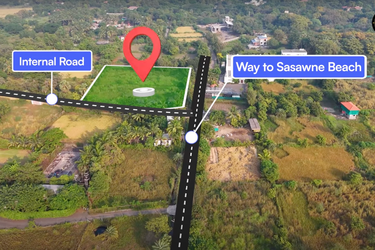 60 Guntha Agricultural Land for Sale in Sasawane, Alibaug - Beachside Corner Plot Near Sasawane Beach