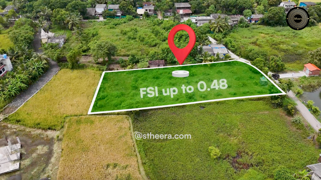 22 Guntha Land in Awas, Alibaug with FSI up to 0.48 – Ideal for Villa or Resort Development
