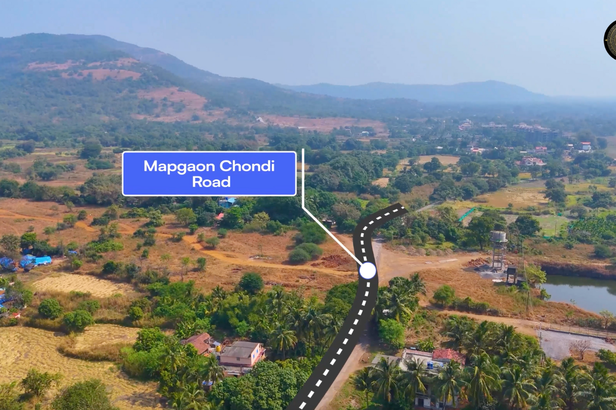 110 Guntha R-Zone Land for Sale in Mapgaon, Alibaug with Scenic Mountain Views and Investment Potential