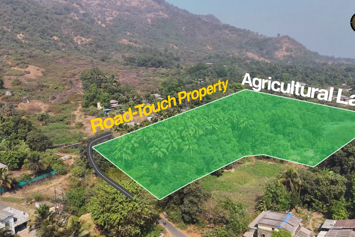 Scenic view land for sale in Alibag