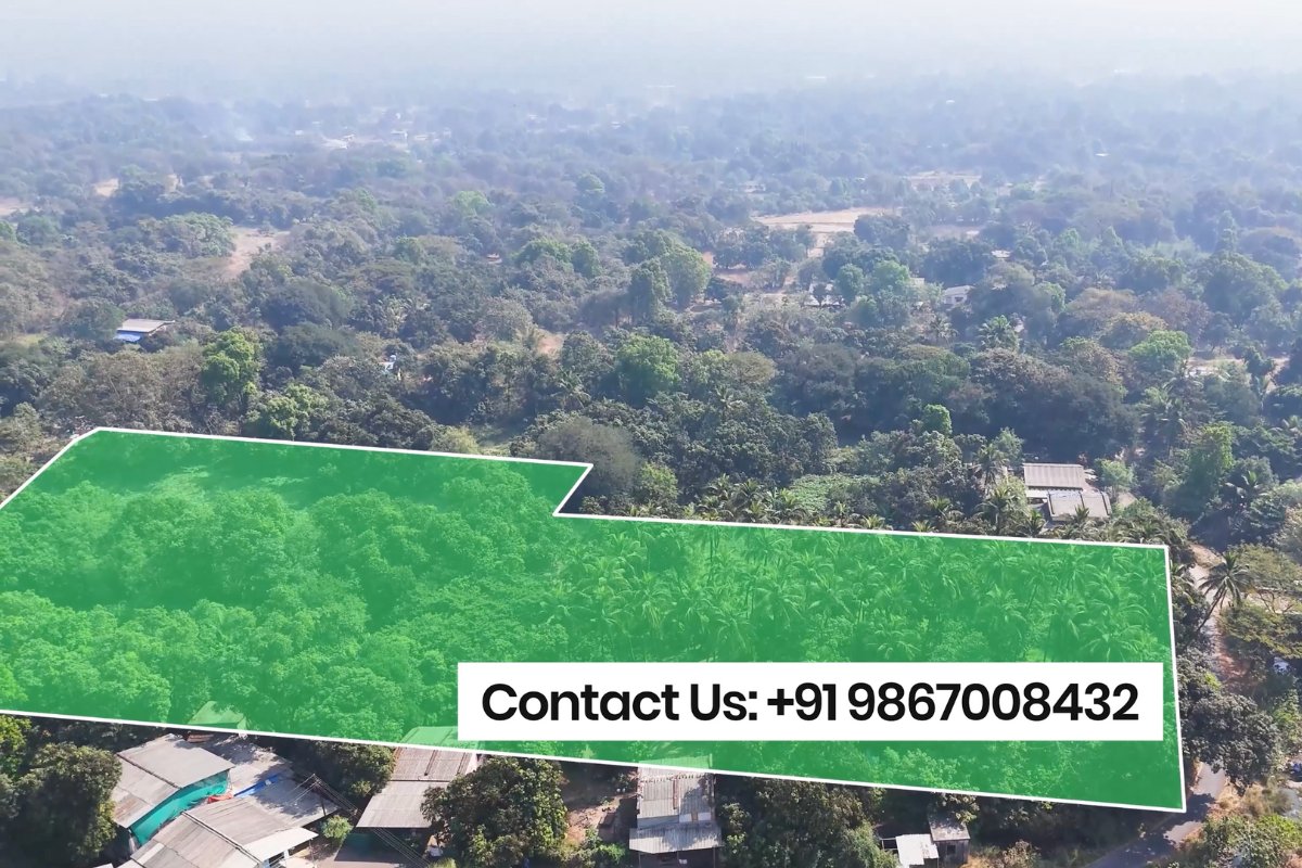 Scenic view land for sale in Alibag